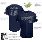 Personalized Navy Gray Authentic Baseball Jersey for Custom Sports Apparel Personalized Navy Navy-Gray Authentic Baseball