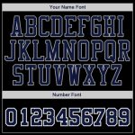 Custom Team Name Number Personalized Navy-Gray Authentic Baseball Jersey Personalized Navy Navy-Gray Authentic Baseball Jersey