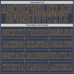 Custom Navy-Old Gold Football Jersey with Personalized Name and Number | Authentic Mesh Team Gear Personalized Navy Navy-Old