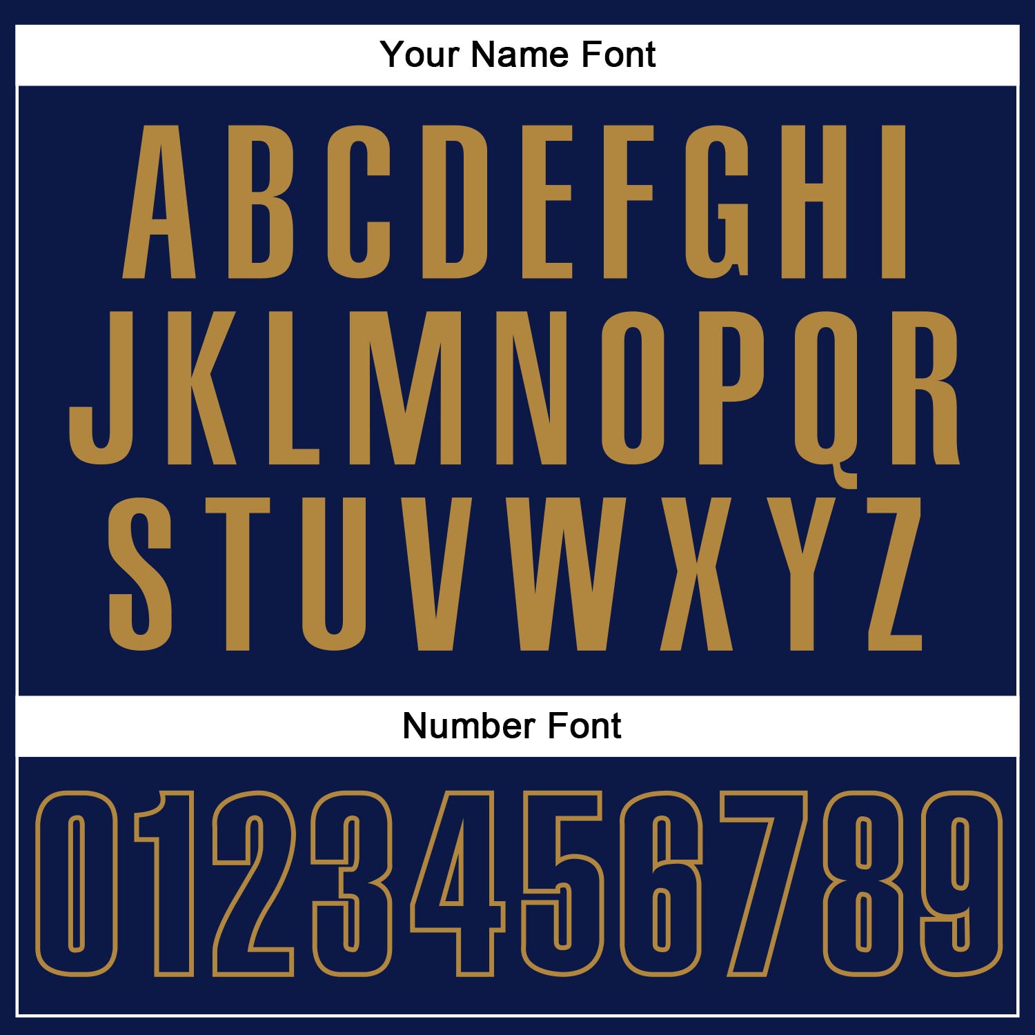 Personalized Navy Navy-Old Gold Performance Vapor Golf Polo Shirt Team Custom Name and Number Custom Name & Number Performance Vapor Golf Polo Shirt - Navy/Old Gold Personalized Navy Navy-Old Gold Performance Vapor - Image 5