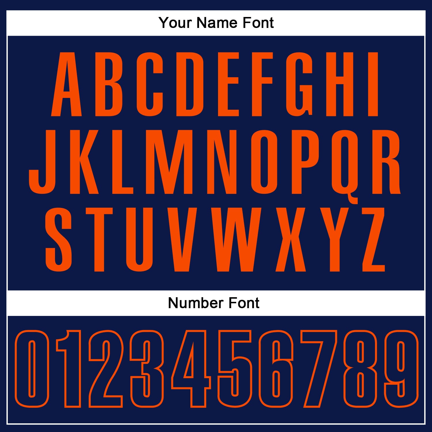 Personalized Navy Navy-Orange Performance Vapor Golf Polo Shirt Team Custom Name and Number Custom Name and Number Navy-Orange Performance Golf Polo Shirt - Personalized Team Shirt Personalized Navy Navy-Orange Performance - Image 5