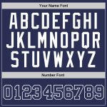 Personalized Navy-White Authentic Basketball Jersey with Custom Name & Number - Team Apparel Personalized Navy Navy-White