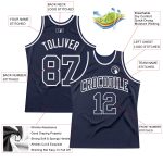 Personalized Navy-White Authentic Basketball Jersey with Custom Name & Number - Team Apparel Personalized Navy Navy-White