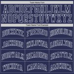 Personalized Navy-White Authentic Basketball Jersey with Custom Name & Number - Team Apparel Personalized Navy Navy-White