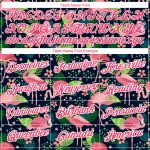 Custom Tropical Hawaii Flamingo Performance T-Shirt with Personalized Name and Number - Navy Neon Pink-White 3D Pattern Design