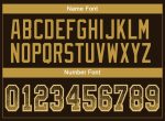 Custom Name & Number Navy Gold-Cream Mesh Drift Fashion Football Jersey - Personalized Team Apparel Personalized Navy Old