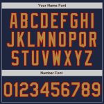 Personalized Navy Gold Red Authentic Baseball Jersey for Men and Women Personalized Navy Old Gold-Red Authentic Baseball