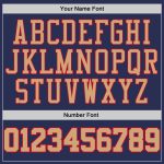 Custom Name and Number Personalized Navy Old Gold-Red Basketball Jersey - Authentic Throwback Team Apparel Personalized Navy