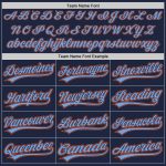 Custom Name and Number Softball Jersey - Personalized Unisex Two-Button in Navy, Orange, and Powder Blue Personalized Navy