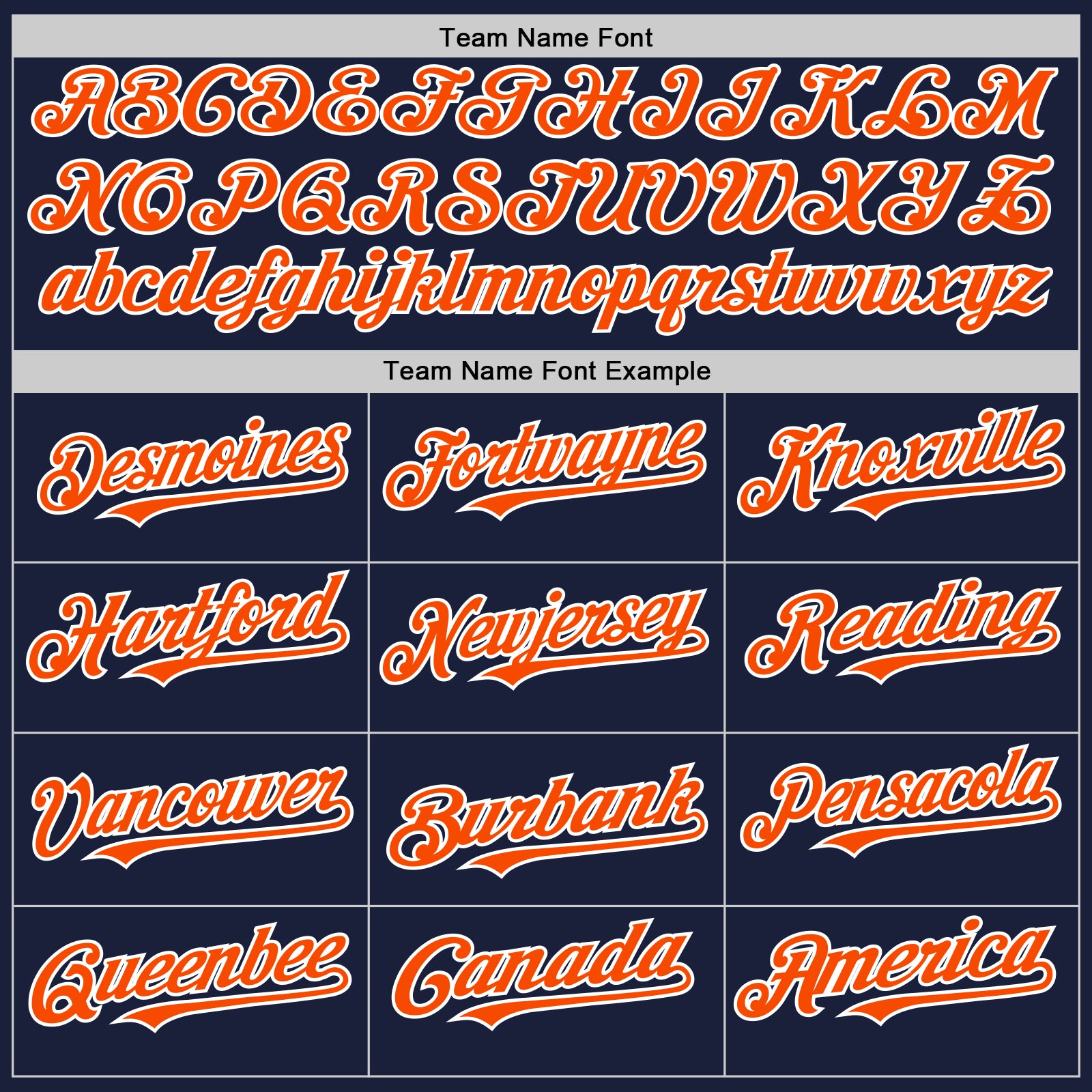 Personalized Navy Orange-White Line Authentic Baseball Jersey Team Custom Name and Number Custom Name and Number Personalized Baseball Jersey in Navy, Orange, and White - Authentic Team Apparel Personalized Navy - Image 4