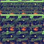 Custom Name and Number Hawaii Summer Party T-Shirt Personalized 3D Navy Pea Green Design Team Performance Wear Personalized