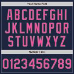 Custom Name Number Varsity Letterman Jacket Navy Pink Kelly Green Bomber Full-Snap Personalized Team Apparel Personalized