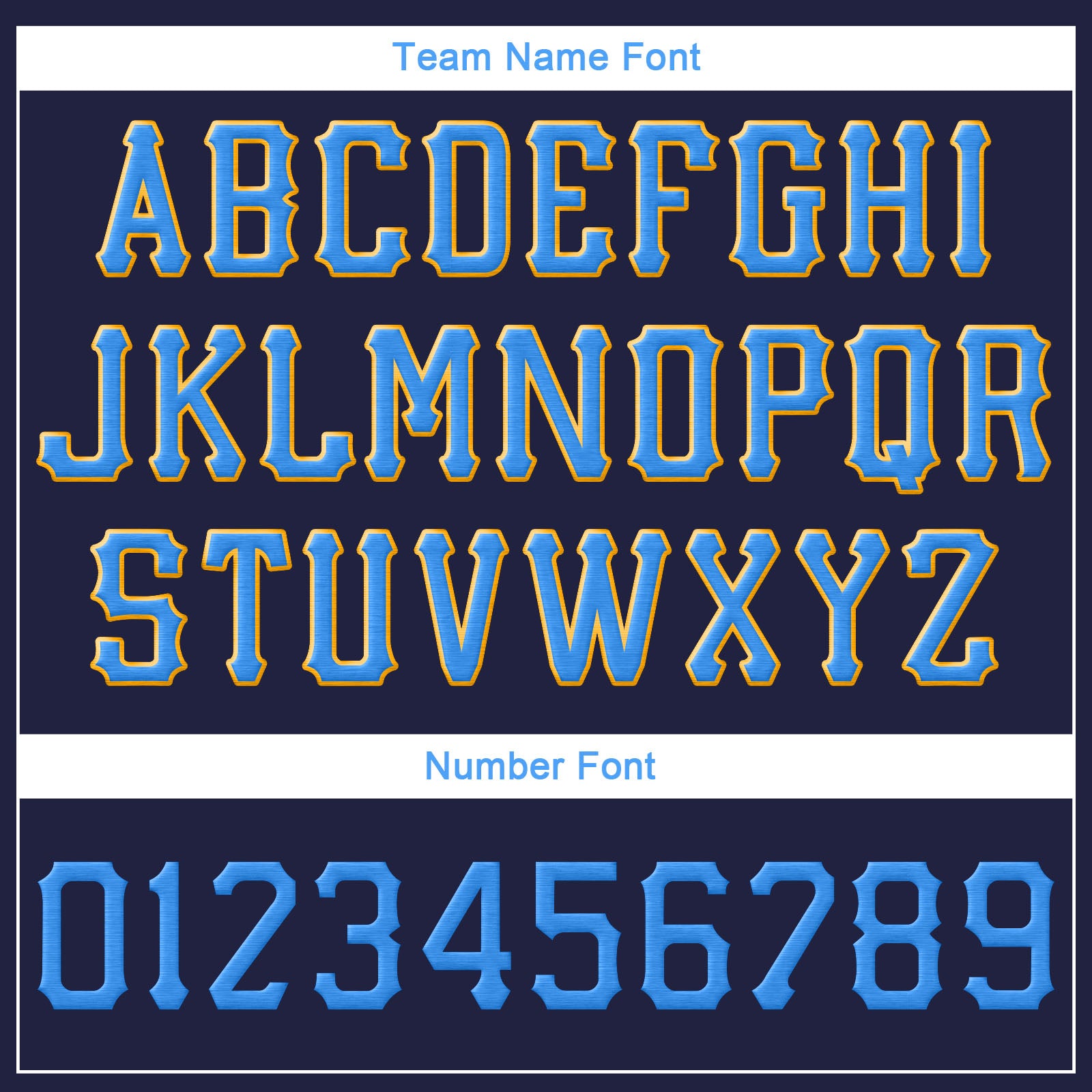 Personalized Navy Powder Blue-Gold Stitched Adjustable Snapback Hat Team Custom Name and Number Custom Name Number Navy Blue Gold Stitch Adjustable Snapback Hat Personalized Team Gift Personalized Navy Powder Blue-Gold - Image 4