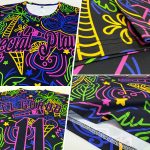 Custom Name and Number Hawaii Summer T-Shirt with 3D Navy Purple Pattern for Holiday Party Performance Personalized Navy