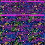 Custom Name and Number Hawaii Summer T-Shirt with 3D Navy Purple Pattern for Holiday Party Performance Personalized Navy