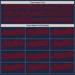 Custom Name and Number Baseball Jersey - Personalized Navy Red 3D Abstract Splatter Design Grunge Art Personalized Navy Red