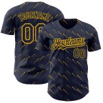 Personalized 3D Pattern Baseball Jersey - Navy Red Slant Lines Design Personalized Navy Red 3D Pattern Design Slant Lines