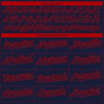 Custom Washington City Edition 3D Baseball Jersey - Authentic Fade Fashion, Personalized Navy Red with Name and Number Personalized