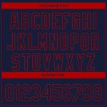 Custom Washington City Edition 3D Baseball Jersey - Authentic Fade Fashion, Personalized Navy Red with Name and Number Personalized