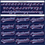 Custom Team Golf Polo Shirt with Name and Number - Personalized Navy and Light Blue Performance Vapor Design Personalized