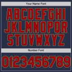 Personalized Sleeveless Baseball Jersey in Navy, Red, and Gold - Authentic Sports Apparel Personalized Navy Red-Old Gold