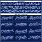 Custom Name Number Baseball Jersey with 3D Hearts Design - Personalized Navy Red-Royal Team Apparel Personalized Navy Red-Royal