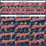 Custom Name and Number 3D Christmas Golf Polo Shirt - Personalized Navy Red-White Performance Team Apparel Personalized Navy