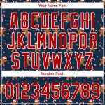 Custom Name and Number 3D Christmas Golf Polo Shirt - Personalized Navy Red-White Performance Team Apparel Personalized Navy