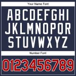 Custom Navy Red-White Authentic Baseball Jersey with Personalized Name and Number - Sleeveless Team Apparel Personalized