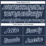 Custom Navy Red White Baseball Jersey for Men and Women Personalized Navy Red-White Baseball Jersey