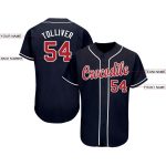 Custom Name and Number Baseball Jersey - Personalized Navy Red-White Team Jersey Personalized Navy Red-White Baseball Jersey