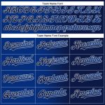 Custom Name and Number Unisex Softball Jersey - Personalized Navy Gray Gradient Two-Button Fashion Top Personalized Navy