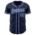 Personalized Navy Royal-White Baseball Jersey for Men and Women - Authentic Sports Apparel Personalized Navy Royal-White