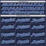Custom Name and Number Navy Royal-White Authentic Baseball Jersey - Personalized Team Jersey Personalized Navy Royal-White