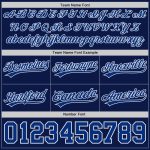 Personalized Royal-White Navy Authentic Basketball Shorts for Men and Women Personalized Navy Royal-White Authentic Throwback