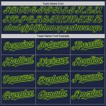 Custom Name and Number Baseball Jersey - Personalized Neon Green Splash Ink on Navy Steel Gray Personalized Navy Steel Gray