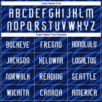 Custom Name and Number Personalized Navy Thunder Blue-Black Volleyball Jersey Geometric Shape Sublimation Uniform Team Personalized