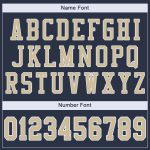 Personalized Custom Name Number Navy Vegas Gold White Football Jersey - Authentic Mesh Team Apparel Personalized Navy Vegas