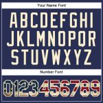 Custom Vintage USA Flag Basketball Jersey Personalized Name Number - Navy Cream Authentic Throwback Team Apparel Personalized