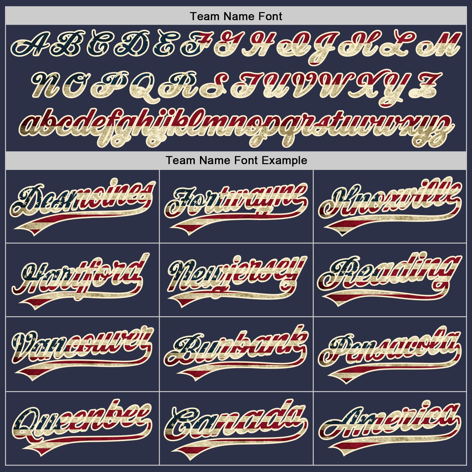 Personalized Navy Vintage USA Flag Cream-Red Authentic Throwback Baseball Jersey Team Custom Name and Number Personalized Vintage USA Flag Baseball Jersey Custom Name Number Navy Cream Red Personalized Navy Vintage USA Flag Cream-Red - Image 4