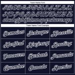 Custom Name and Number Personaized 3D Pattern Crane T-Shirt Navy White Performance Shirt for Team Personalized Navy White