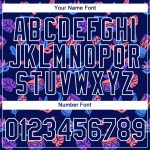 Custom Name and Number Hawaii Summer Party T-Shirt - Personalized Navy White 3D Pattern Design for Performance Personalized
