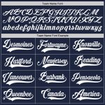 Personalized Authentic Baseball Jersey - Navy and White Design for Custom Sports Apparel Personalized Navy White Authentic