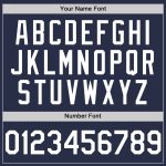 Personalized Authentic Baseball Jersey - Navy White Sleeveless Design Personalized Navy White Authentic Sleeveless Baseball