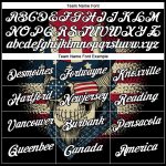 Custom American Flag 3D Skull Performance T-Shirt with Personalized Name and Number - Navy, White, Black Personalized Navy