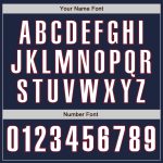Custom Team Baseball Jersey - Personalized Navy White Crimson with Name & Number Authentic Design Personalized Navy White-Crimson