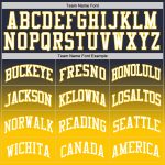 Personalized Basketball Jersey with Custom Name & Number, Navy White-Gold Authentic Fade Design, Team Apparel Personalized