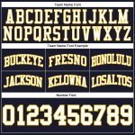 Custom Navy White-Gold Basketball Shorts with Name and Number - Personalized Authentic Throwback Team Gear Personalized Navy