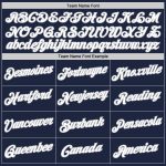 Custom Personalized Basketball Jersey with Name & Number - Authentic Throwback Navy/White/Gray Design Personalized Navy White-Gray