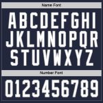 Custom Navy White-Gray Hockey Jersey - Personalized Sports Apparel Personalized Navy White-Gray Hockey Jersey
